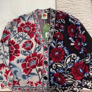 FARM Rio Women's Multicolor Floral Cardigan. New With Tags!!